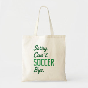 サッカーバイできなくてごめんなさい トートバッグ
