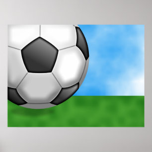 サッカーバックグラウンド ポスター