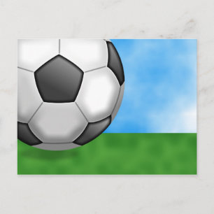 サッカーバックグラウンド ポストカード