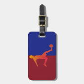 サッカーバッグラベル ラゲッジタグ (正面縦)