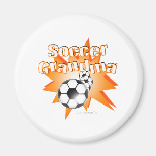 サッカーババ マグネット