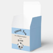 サッカーバースデーパーティサッカーボールありがとう フェイバーボックス (オープン)