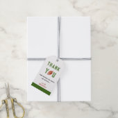 サッカーバースデーパーティーありがとうラベル ギフトタグ (より糸付き)