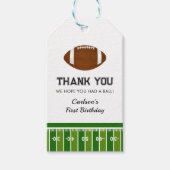 サッカーバースデーパーティーありがとう ギフトタグ (正面)