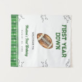 サッカーバースデーパーティーウェルカムサイン タペストリー (正面(横))