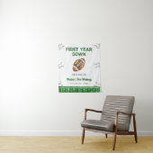 サッカーバースデーパーティーウェルカムサイン タペストリー (インサイチュ)