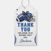 サッカーバースデーパーティーサンキューギフトラベル ギフトタグ (正面)