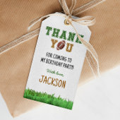 サッカーバースデーパーティーサンキューユユーラベル ギフトタグ