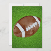 サッカーバースデーパーティーバーティカル招待状 招待状 (裏面)