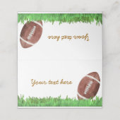 サッカーバースデーパーティー座席表 プレイスカード (外部開封)