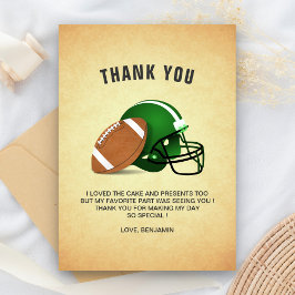 サッカーバースデーパーティー サンキューカード