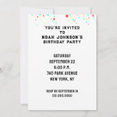 サッカーバースデーパーティー 招待状 (裏面)