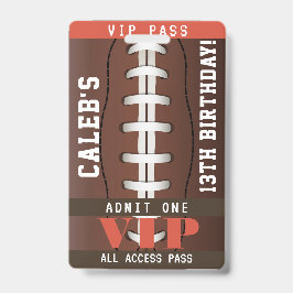 サッカーバースデーパーティーVIPパスバッジ バッジ