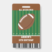 サッカーバースデーパーティーVIPパス バッジ (裏面)