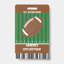 サッカーバースデーパーティーVIPパス バッジ