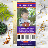 サッカーバースデーフォトテンプレート 招待状