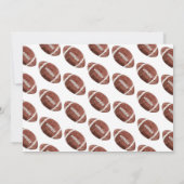 サッカーバースデー写真感謝カード サンキューカード (裏面)