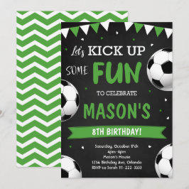 サッカーバースデー招待状 招待状