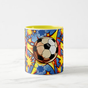 サッカーバースト ツートーンマグカップ