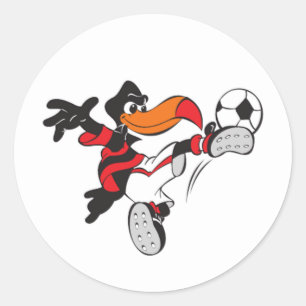 サッカーバード ラウンドシール