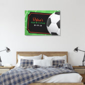 サッカーバーバルミツワーサインインボード キャンバスプリント (インサイチュ (寝室))