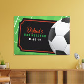サッカーバーバルミツワーサインインボード キャンバスプリント (インサイチュ (リビング))