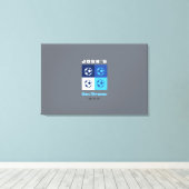 サッカーバーバルミツワーサインインボード キャンバスプリント (インサイチュ (ウッドフロア))