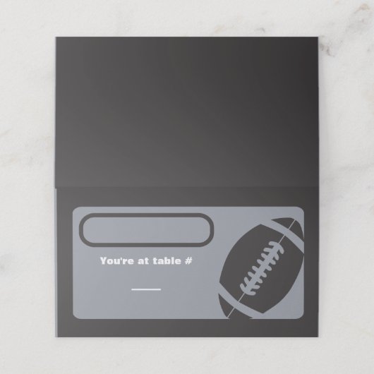 サッカーバーバルミツワーシーティングテーブルエスコートカード プレイスカード (外部開封)