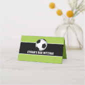 サッカーバー（ユダヤ教の）バル・ミツバー折 プレイスカード (裏面)