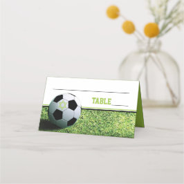 サッカーバー(ユダヤ教の)バル・ミツバー折 プレイスカード