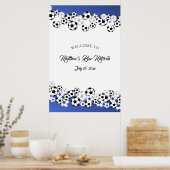 サッカーバー(ユダヤ教の)バル・ミツバー歓迎 ポスター (キッチン)