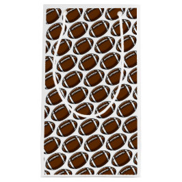 サッカーパターンスポーツチーム選手コーチファン スモールペーパーバッグ