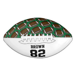 サッカーパターンスポーツプレイヤー名番号チーム アメリカンフットボール