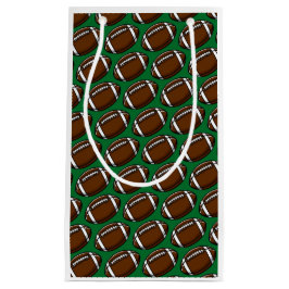 サッカーパターンスポーツプレーヤーチームゲームファンクラブ スモールペーパーバッグ