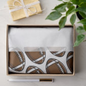 サッカーパターンホワイトスポーツプレーヤーチームゲームファン 薄葉紙 (ギフト)