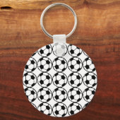 サッカーパターン キーホルダー (正面)