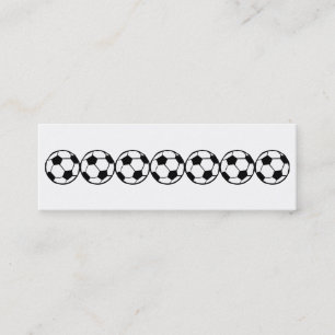 サッカーパターン スキニー名刺