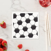 サッカーパターン スタンダードカクテルナプキン (インサイチュ)