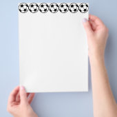 サッカーパターン チラシ (手)