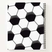 サッカーパターン ノートブック (裏面)