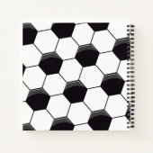 サッカーパターン ノートブック (裏面)