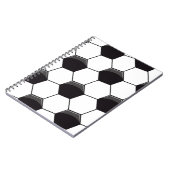 サッカーパターン ノートブック (左側)