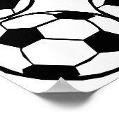 サッカーパターン ポスター (角)