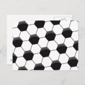 サッカーパターン ポストカード (正面/裏面)