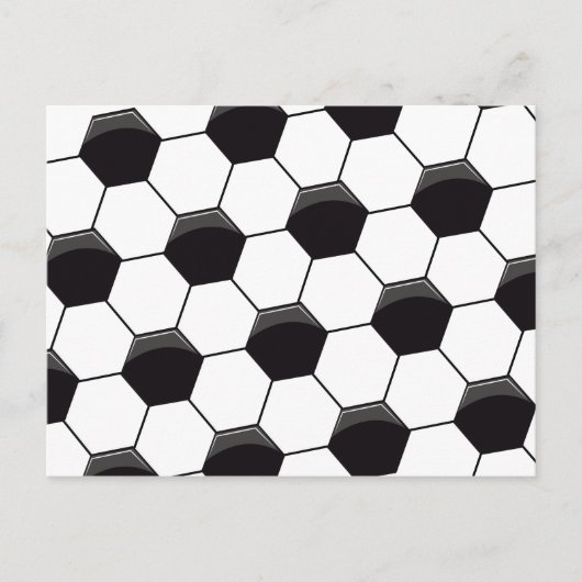 サッカーパターン ポストカード (正面)