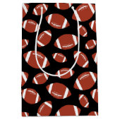 サッカーパターン ミディアムペーパーバッグ (正面)