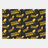 サッカーパターン ラッピングペーパーシート (正面3)