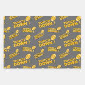 サッカーパターン ラッピングペーパーシート (正面2)