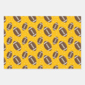 サッカーパターン ラッピングペーパーシート (正面)