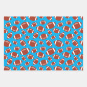 サッカーパターン ラッピングペーパーシート (正面3)